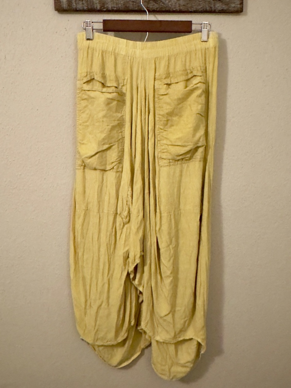 Emmily & Rose | Pale Yellow Boho High-Low Layered Skirt